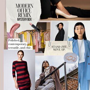 Modern Office Remix Mystery Box | 3 Women's Clothing Pieces | Dress & Pants
